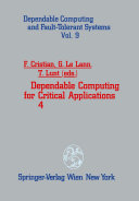 Dependable Computing for Critical Applications 4