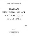 Italian High Renaissance and Baroque Sculpture: Plates