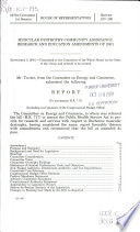Muscular Dystrophy Community Assistance  Research and Education Amendments of 2001