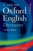 Concise Oxford English Dictionary Book