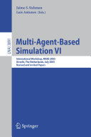 Multi-Agent-Based Simulation VI
