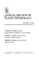 Annual Review of Plant Physiology Book