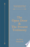 The Open Door   The Present Testimony