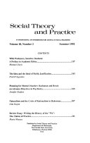 Social Theory and Practice