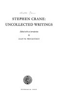 Stephen Crane   Uncollected Writings