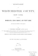 History of Westchester County