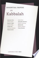 Essential Papers on Kabbalah Book