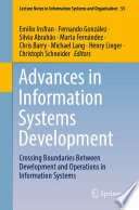 Advances in Information Systems Development Book