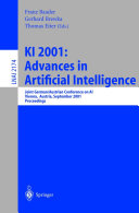 KI 2001  Advances in Artificial Intelligence