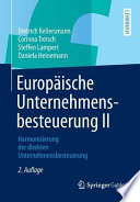 Europäische Unternehmensbesteuerung II