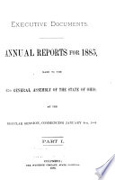Annual Reports for      Made to the     General Assembly of the State of Ohio   