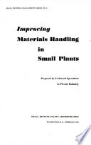 Improving Materials Handling in Small Plants