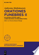 Orationes funebres II