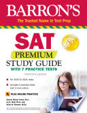 SAT Premium Study Guide with 7 Practice Tests Book