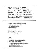 Annual Report to Congress on the Implementation of the Education of the Handicapped Act