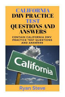 California DMV Practice Test Questions and Answers
