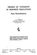 Trends of Thought in Business Education