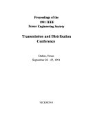 IEEE PES Transmission and Distribution Conference and Exposition Book