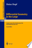 Differential Geometry in the Large Book PDF