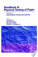 Handbook of Physical Testing of Paper