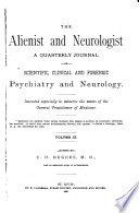 The Alienist and Neurologist Book