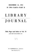 Library Journal Book