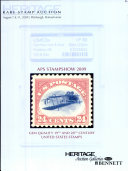 Heritage Auctions Rare Stamps Auction Catalog #1107, Dallas, TX