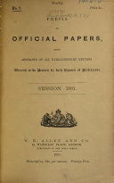 Précis of Official Papers