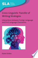 Cross Linguistic Transfer of Writing Strategies