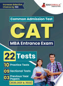 CAT : MBA Entrance Exam | Common Admission Test | 10 Mock Tests + 9 Sectional Tests + 3 Previous Year Paper (1100+ Solved Questions)