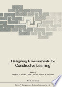Designing Environments for Constructive Learning Book