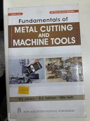 Fundamentals of Metal Cutting and Machine Tools
