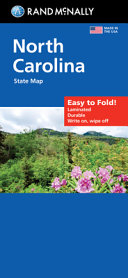 Rand McNally Easy to Fold: North Carolina State Laminated Map