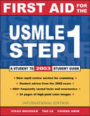 First Aid for the USMLE Step 1  2003