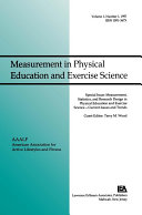 Measurement, Statistics, and Research Design in Physical Education and Exercise Science: Current Issues and Trends