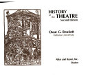 History of the Theatre Book