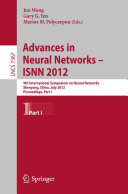 Advances in Neural Networks – ISNN 2012