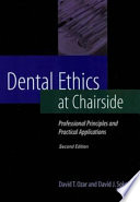 Dental Ethics at Chairside Book