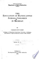The Education of Handicapped School Children in Michigan