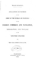The Foreign Commerce and Navigation of the United States