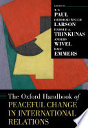 The Oxford Handbook of Peaceful Change in International Relations Book