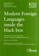 Modern Foreign Languages Inside the Black Box