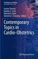 Contemporary Topics in Cardio Obstetrics Book