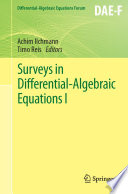 Surveys in Differential Algebraic Equations I Book