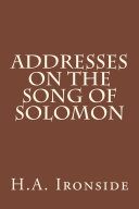 Addresses on the Song of Solomon