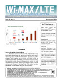 WiMAX Monthly Newsletter November 2009