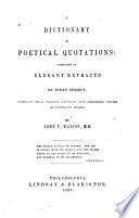 Dictionary of Poetical Quotations