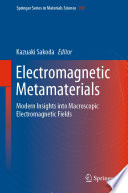 Electromagnetic Metamaterials Book