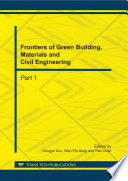 Frontiers of Green Building  Materials and Civil Engineering