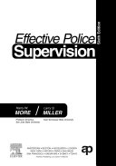 Effective Police Supervision   Sixth Edition